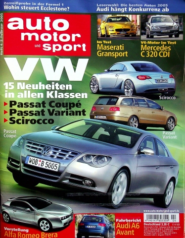 Deckblatt Auto Motor und Sport (04/2005)